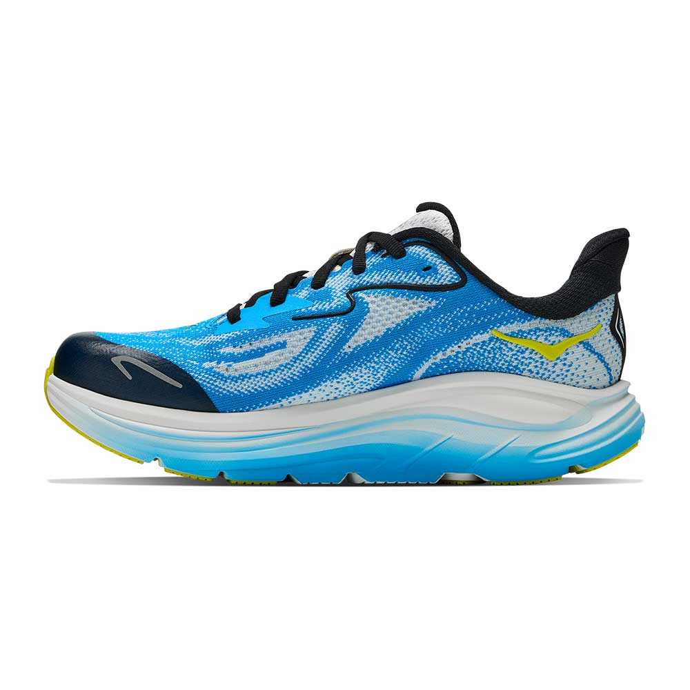 Youth Clifton 10 Running Shoe - Frost/Black - Regular (D)