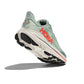Youth Clifton 10 Running Shoe - Sage/Neon Flame - Regular (D)