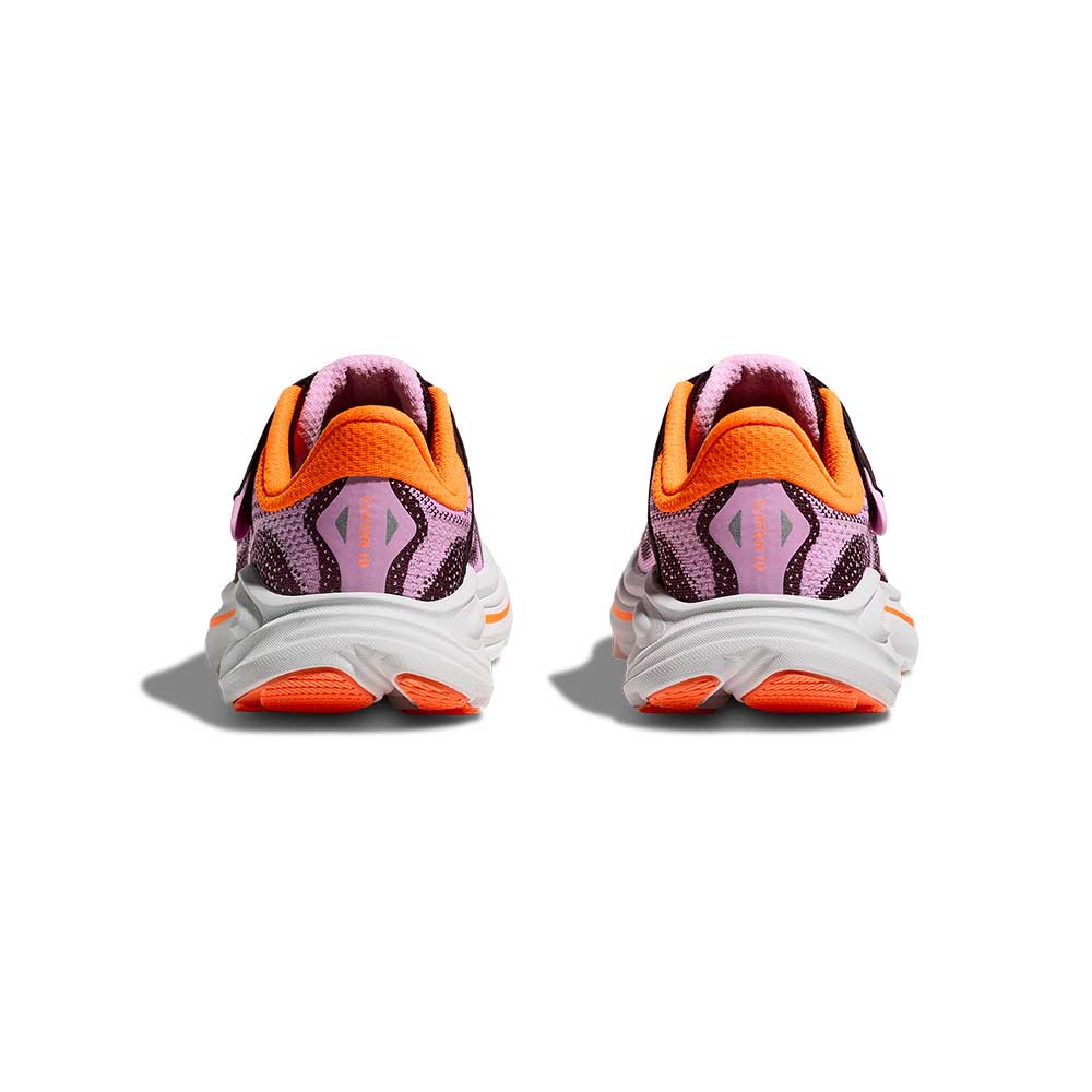 Kids Clifton 10 Running Shoe - Flower Nectar/Cosmic Grey - Regular (D)