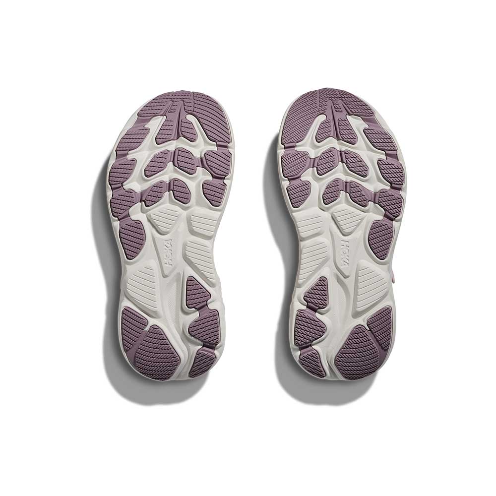 Kids Clifton 10 Running Shoe - Lilac Cream/Tangerine Glow - Medium