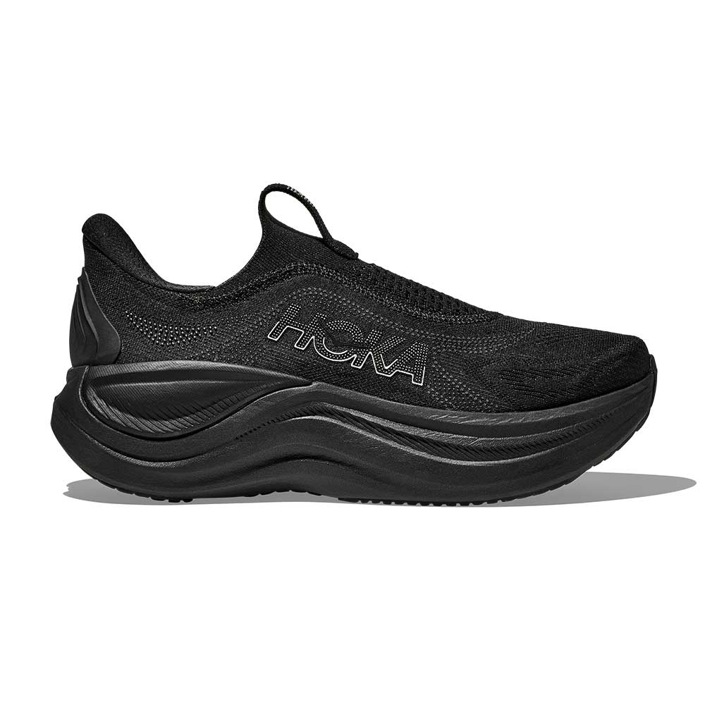 Women's Skyward Laceless Running Shoe - Black/Black - Regular (B)