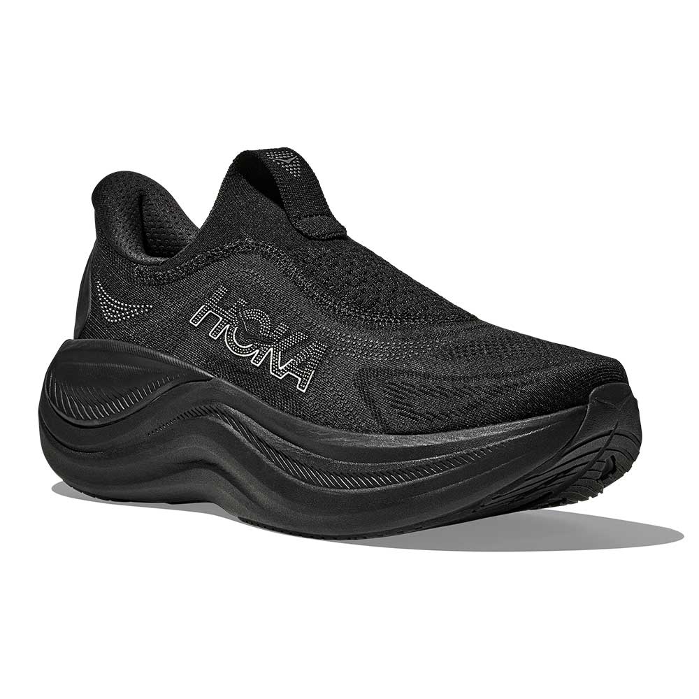 Women's Skyward Laceless Running Shoe - Black/Black - Regular (B)