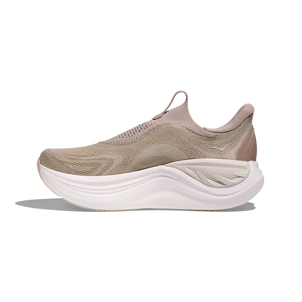 Women's Skyward Laceless Running Shoe - Putty/White - Regular (B)