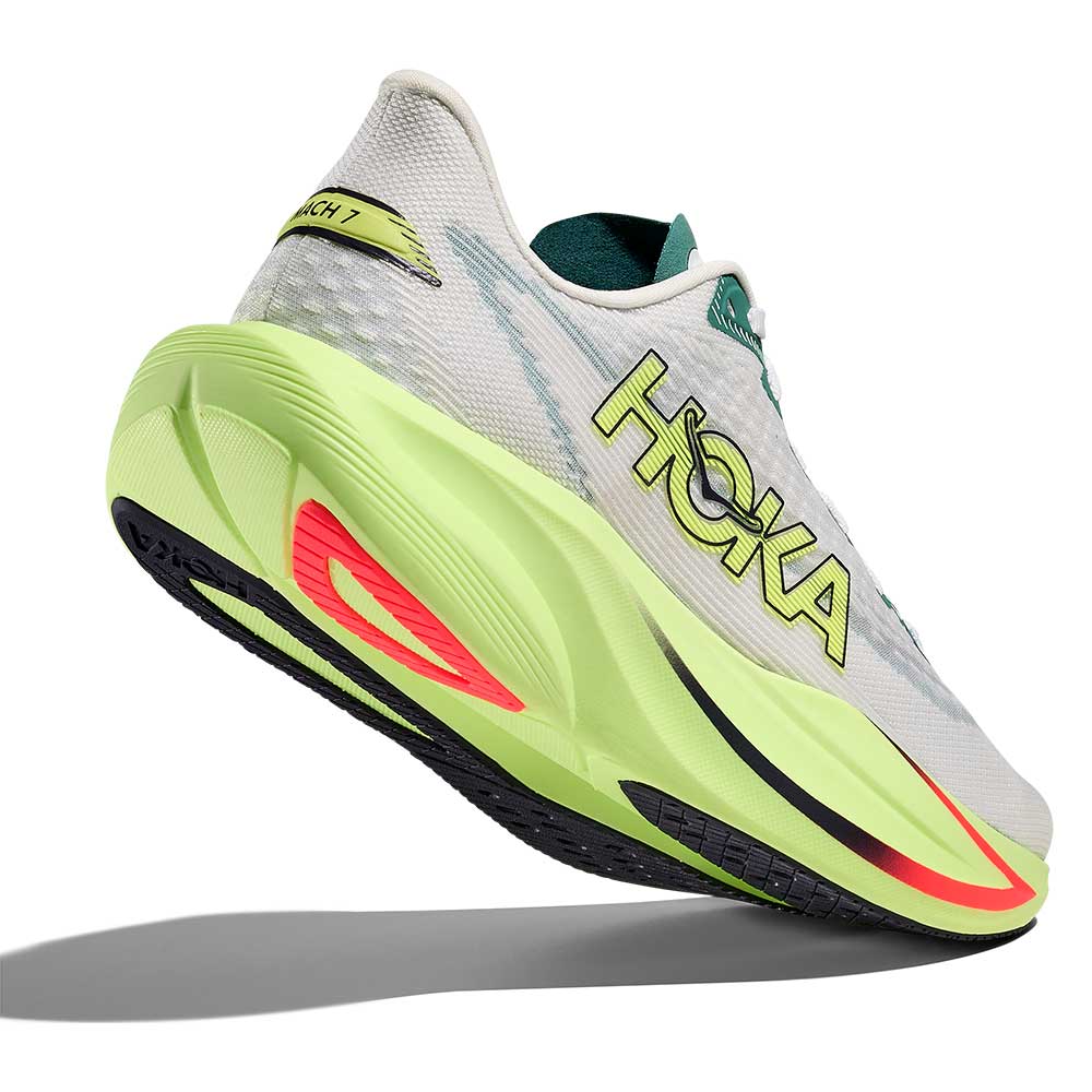 Men's Mach 7 Running Shoe - Frost/Neon Yuzu - Regular (D)