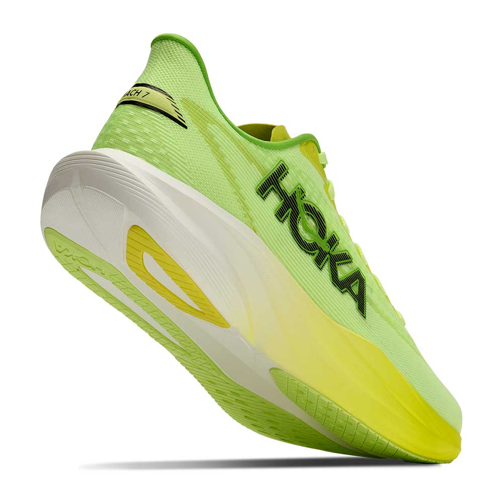 Men's Mach 7 Running Shoe - Neon Yuzu/Hoka Citrus - Regular (D)