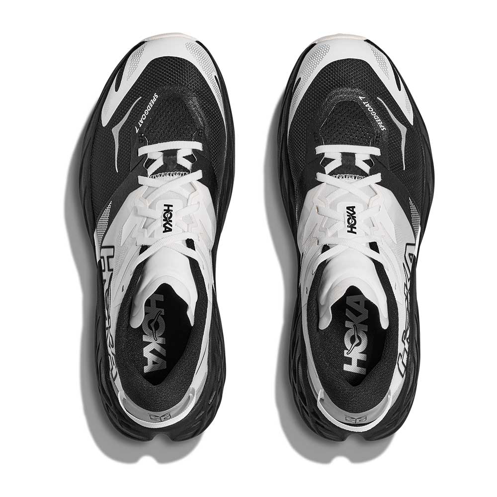 Women's Speedgoat 7 Trail Running Shoe - Black/White -  Regular (B)