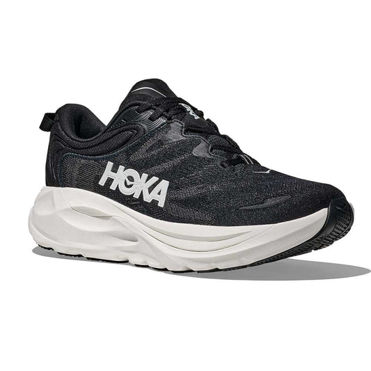 Women's Gaviota 6 Running Shoe - Black/White - Wide (D)