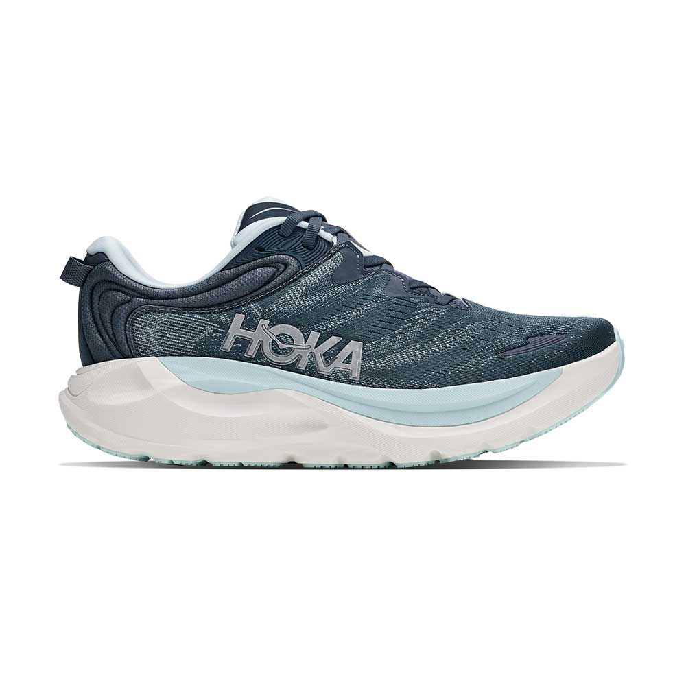 Women's Gaviota 6 Running Shoe - Faded Navy/Glimmering Blue - Wide (D)