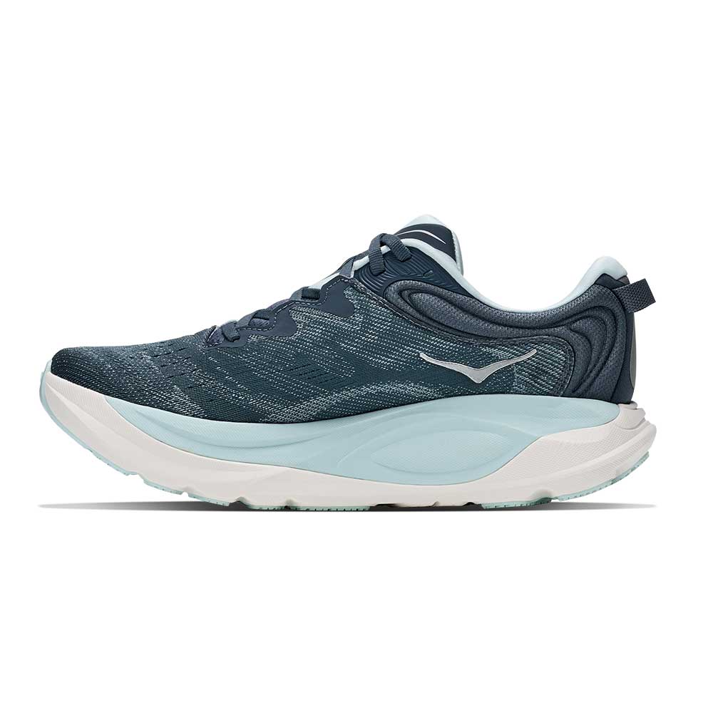 Women's Gaviota 6 Running Shoe - Faded Navy/Glimmering Blue - Wide (D)