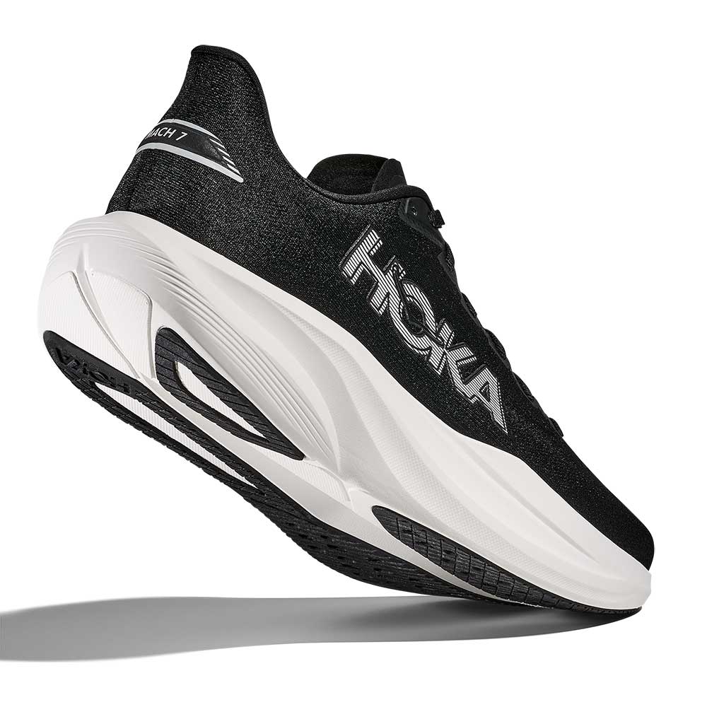Women's Mach 7 Running Shoe - Black/White - Regular (B)