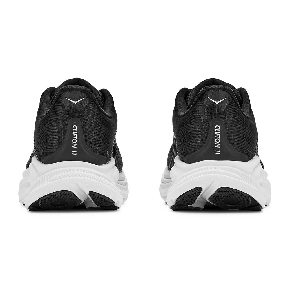 Women's Clifton 11  - Black/White - Regular (B)