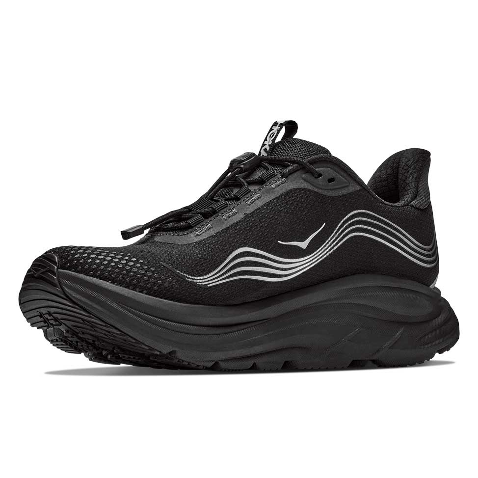 Men's Clifton 11 GTX Running Shoe - Black/Black - Regular (D)