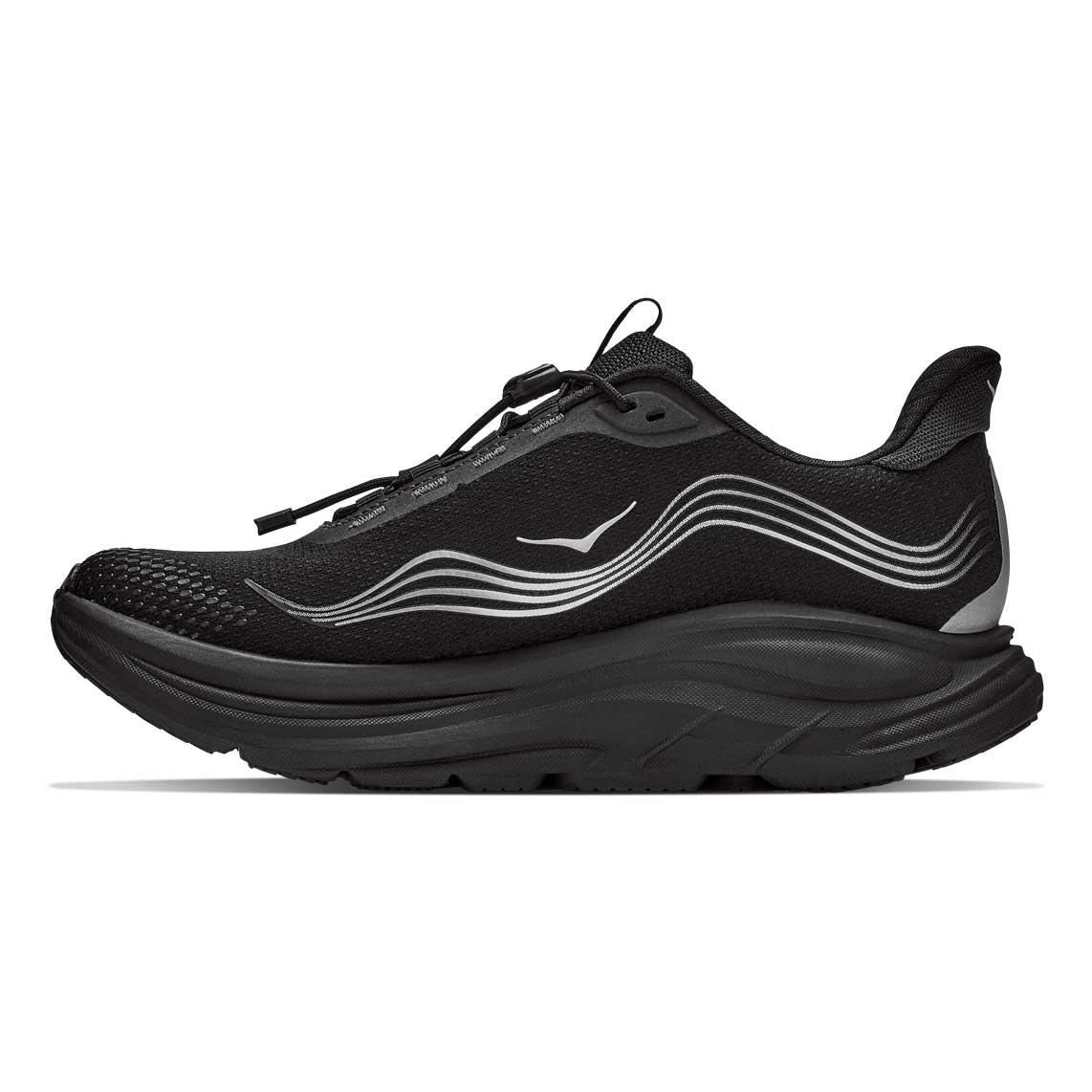 Men's Clifton 11 GTX Running Shoe - Black/Black - Regular (D)