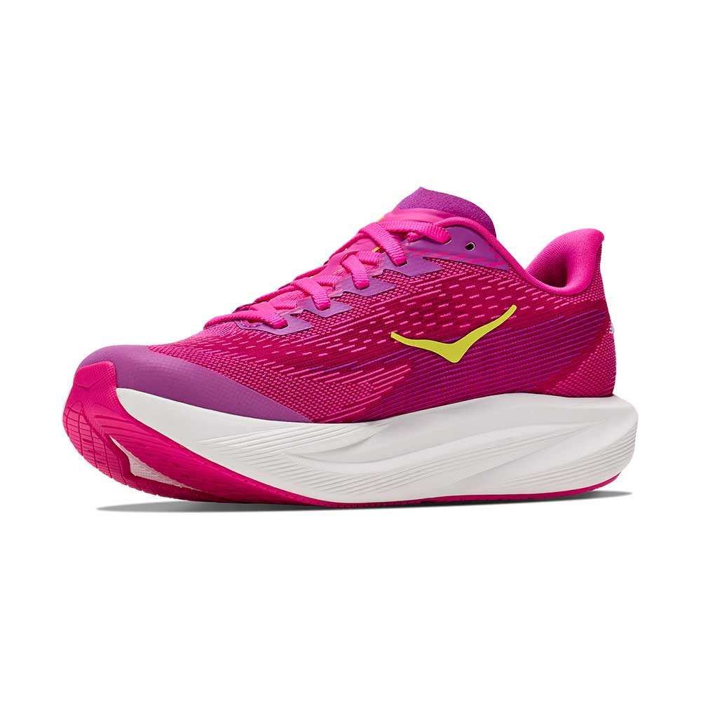 Youth Mach 7 Running Shoe - Fuchsia/Neon Dragonfruit - Regular (D)
