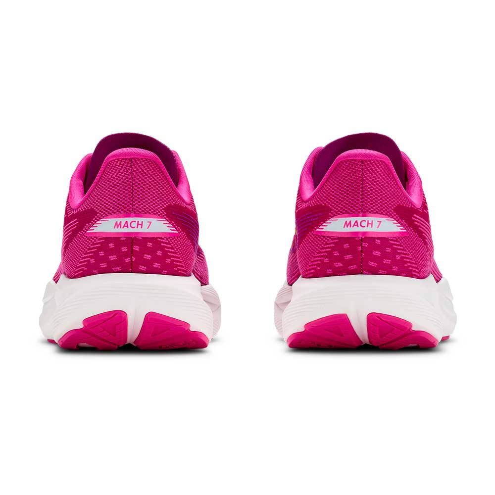 Youth Mach 7 Running Shoe - Fuchsia/Neon Dragonfruit - Regular (D)