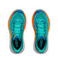 Youth Mach 7 Running Shoe - Night Glow Blue/Neon Tangerine - Regular (D)