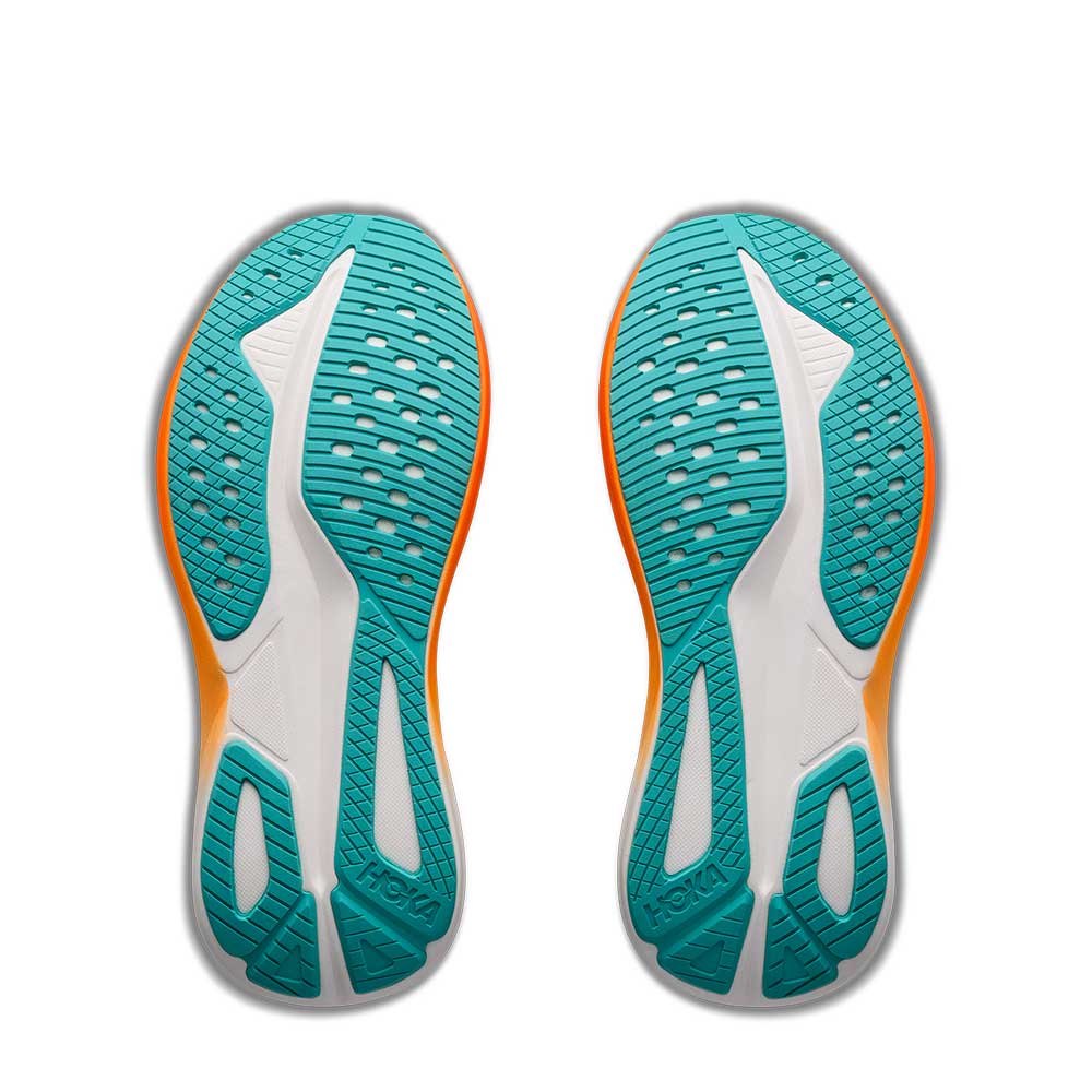 Youth Mach 7 Running Shoe - Night Glow Blue/Neon Tangerine - Regular (D)