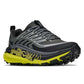 Men's Stinson 8 Trail Running Shoe - Black/Hoka Citrus - Regular (D)