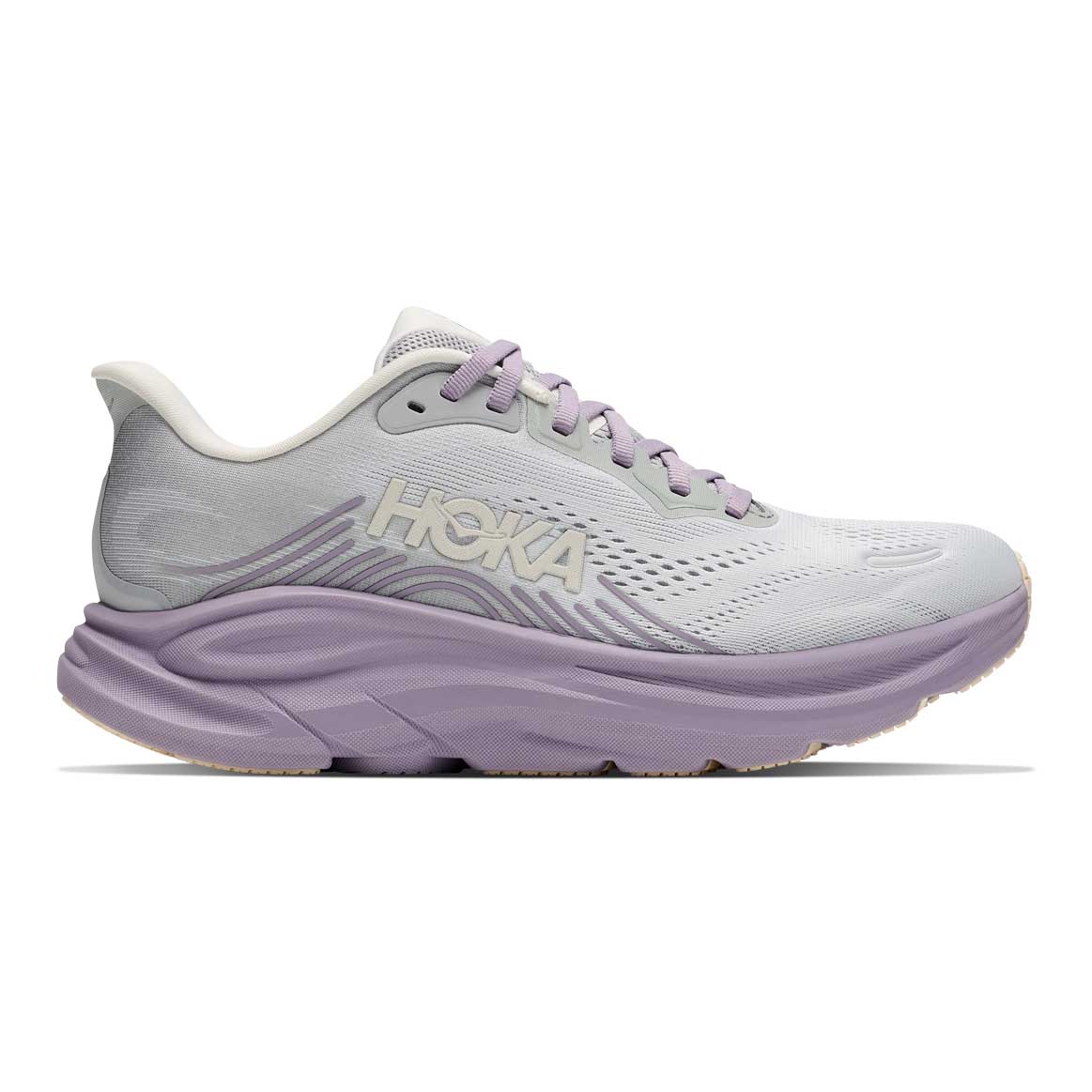 Women's Clifton 11 Running Food - Stardust/Mellow Lilac - Wide (D)