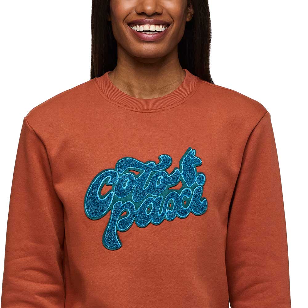 Women's Coto-Patch Crew Sweatshirt - Faded Brick