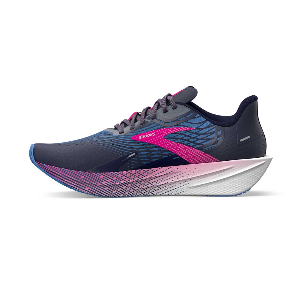 Women's Hyperion Max Running Shoe - Peacoat/Marina Blue/Pink Glo - Regular (B)