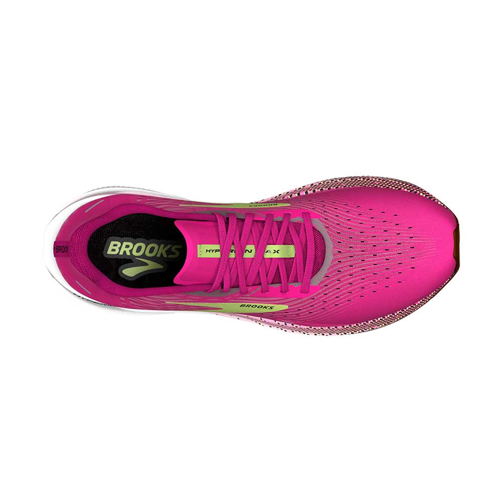 Women's Hyperion Max Running Shoe - Pink Glo/Green/Black - Regular (B)