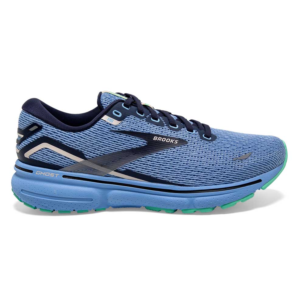 Women's Ghost 15 Running Shoe - Vista Blue/Peacoat/Linen - Regular (B)