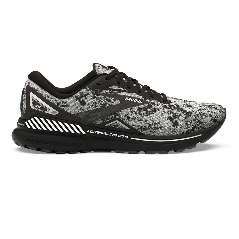 Men's Adrenaline GTS 23 Running Shoe - White/Grey/Black- Regular (2E)