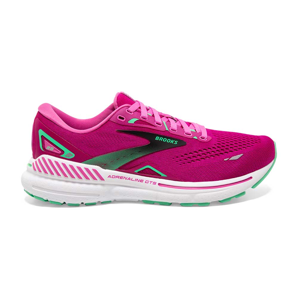 Women's Adrenaline GTS 23 Running Shoe - Pink/Festival Fuchsia/Black - Regular (B)