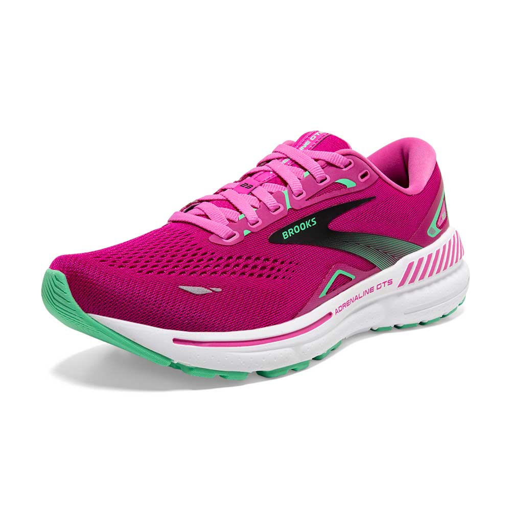 Women's Adrenaline GTS 23 Running Shoe - Pink/Festival Fuchsia/Black -  Regular (B)