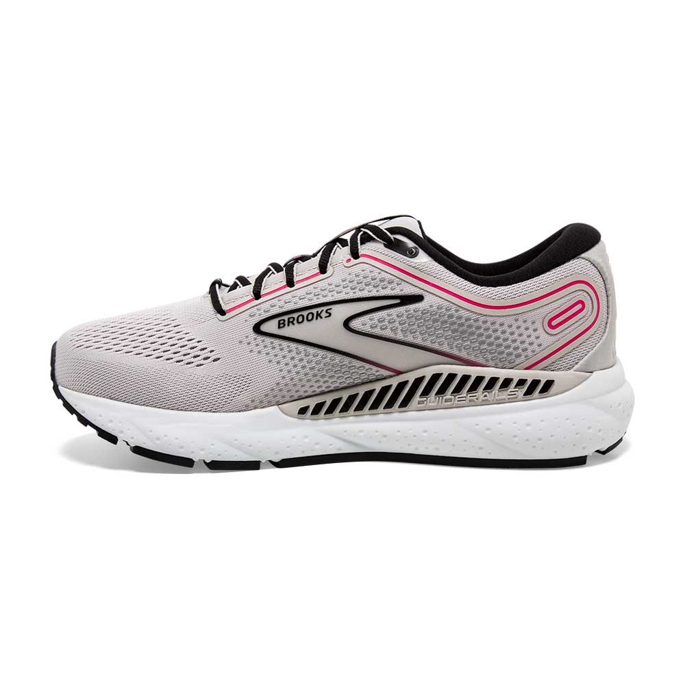 Women's Ariel GTS 23 Running Shoe - Grey/Black/Pink - Wide (D)