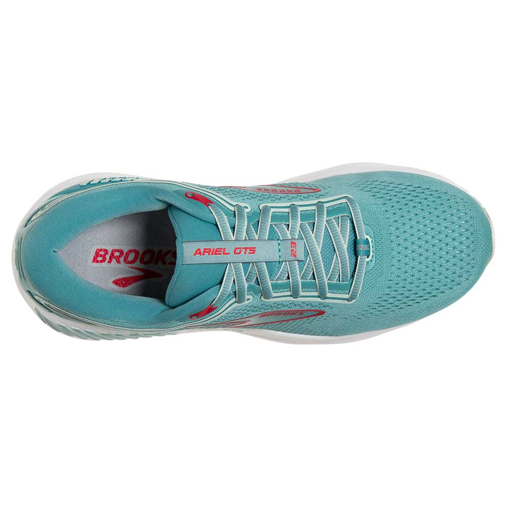 Women's Ariel GTS 23 Running Shoe - Nile Blue/Blue/Bittersweet - Extra Wide (2E)