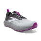 Women's Cascadia 17 Trail Running Shoe - Oyster.Blackened Pearl/Purple - Wide (D)