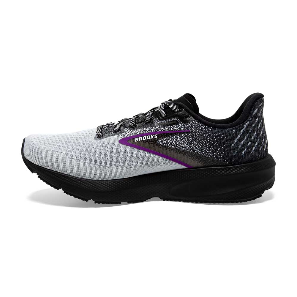 Women's Launch 10 Running Shoe - Black/White/Violet - Regular (B)