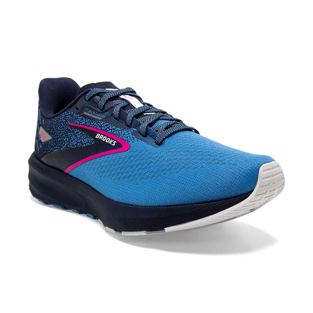 Women's Launch 10 Running Shoe - Peacoat/Marina Blue/Pink Glo - Regular (B)