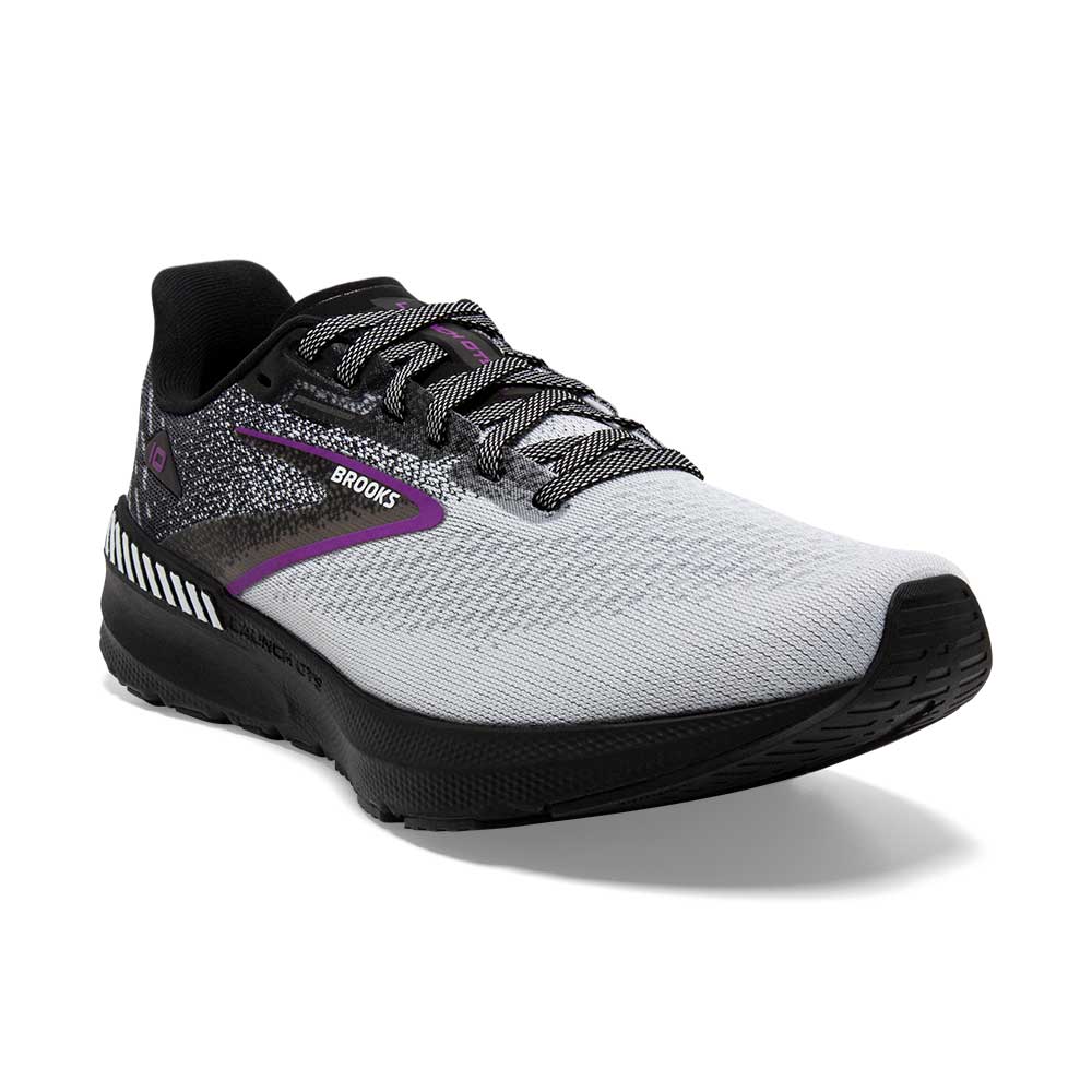 Women's Launch GTS 10 Running Shoe - Black/White/Violet - Regular (B)