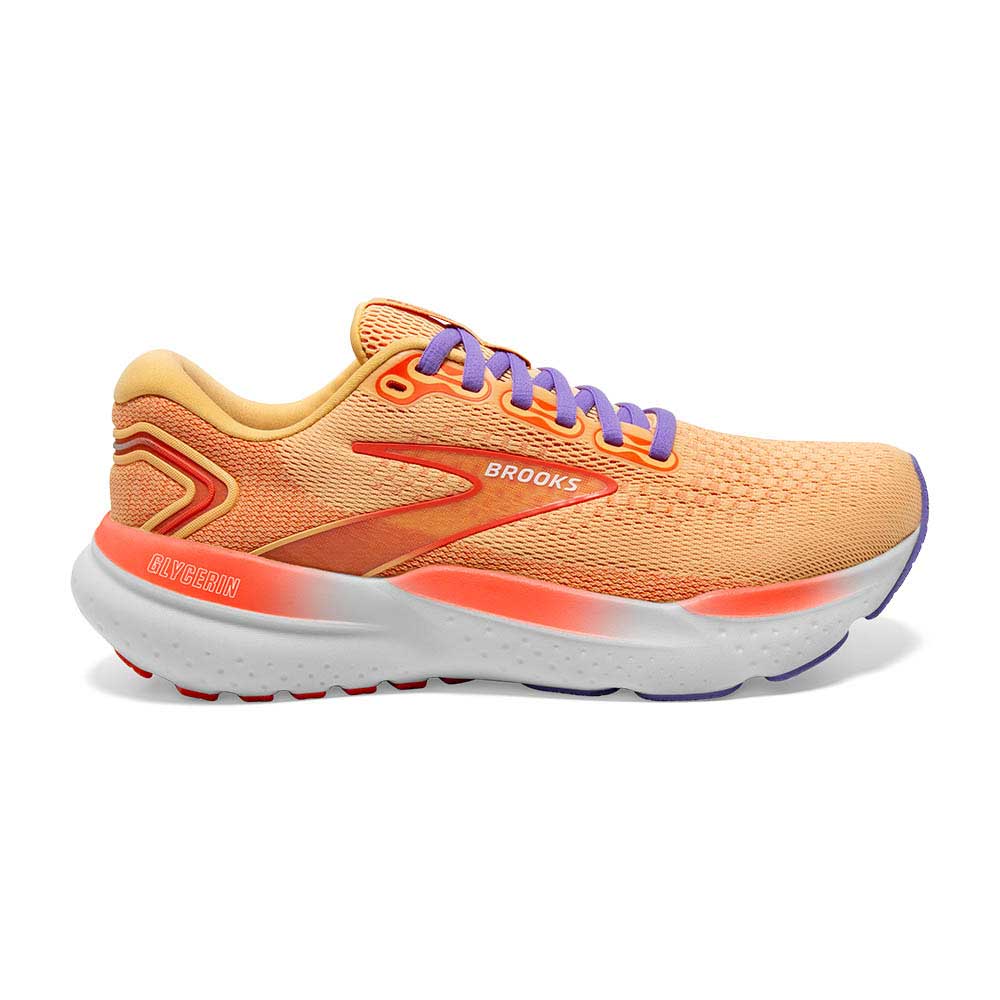 Women's Glycerin 21 Running Shoe - Sunburst/Nasturtium/Purple - Regular (B)