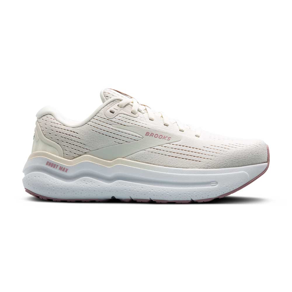 Women's Ghost Max 2 Running Shoe - Coconut Milk/Gray/Zephyr - Regular (B)