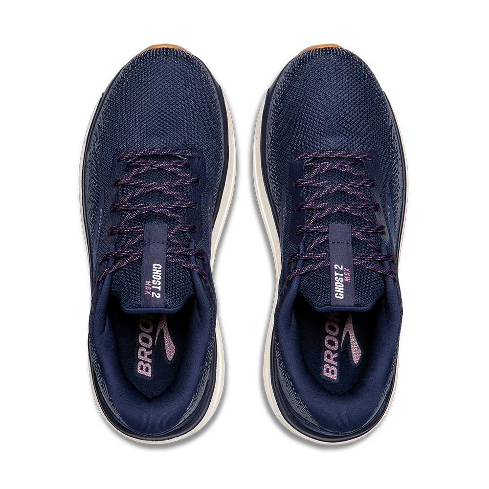 Women's Ghost Max 2 Running Shoe - Peacoat/Orchid/Coconut Milk - Regular (B)