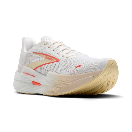 Women's Hyperion Max 2 Running Shoe - White/Peach/Coral - Regular (B)