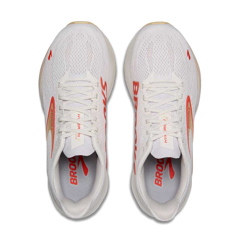 Women's Hyperion Max 2 Running Shoe - White/Peach/Coral - Regular (B)