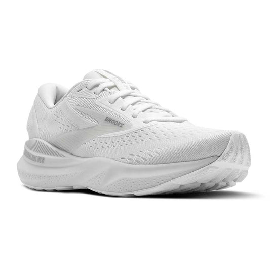 Women's Adrenaline GTS 24 Running Shoe - White/Oyster/Alloy - Wide (D)