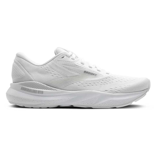 Women's Adrenaline GTS 24 Running Shoe - White/Oyster/Alloy - Wide (D)