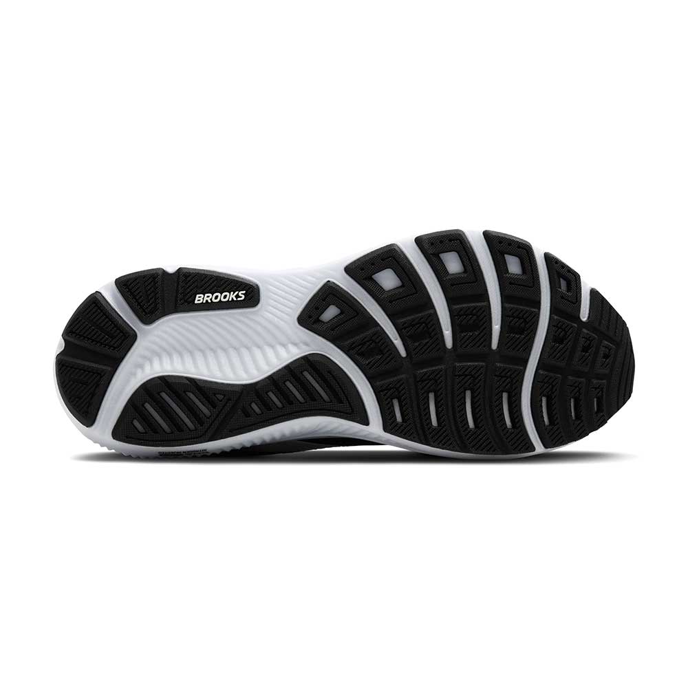 Women's Ghost 17 Running Shoe - Black/Grey/White - Wide (D)