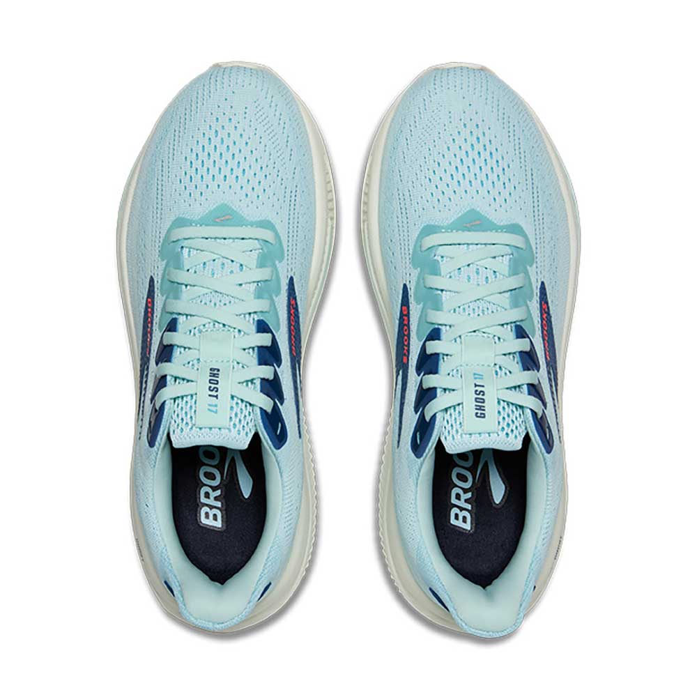 Women's Ghost 17 Running Shoe - Clearwater/Navy Peony - Regular (B)