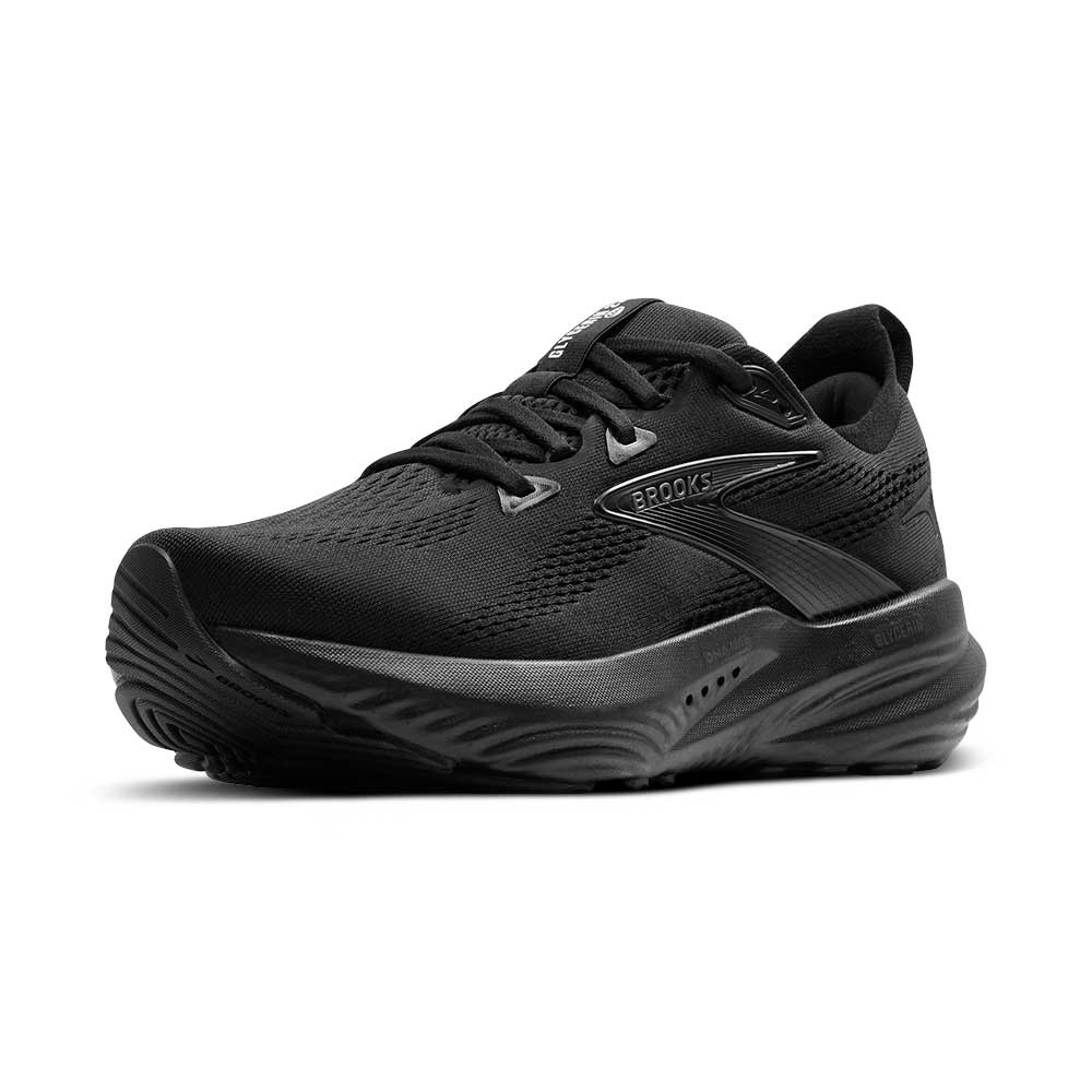 Women's Glycerin 22 Running Shoe - Black/Black/Ebony - Wide (D)