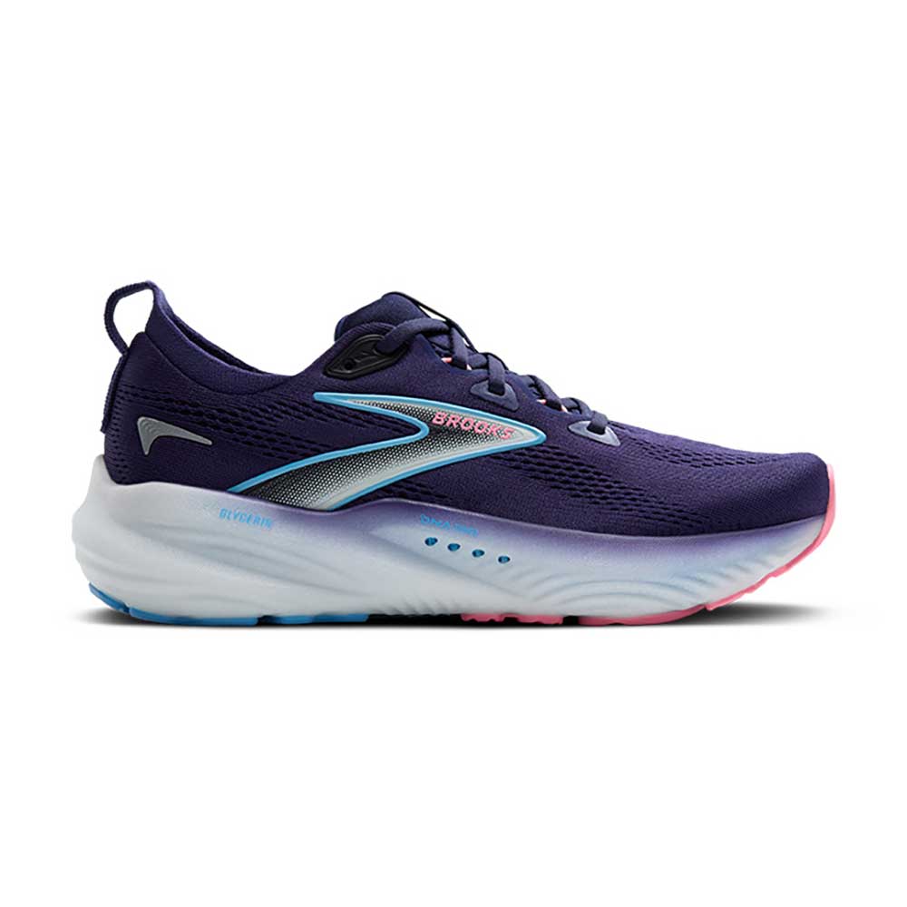 Women's Glycerin 22 Running Shoe - Blue Ribbon/Peacoat/Dianthus - Wide (D)