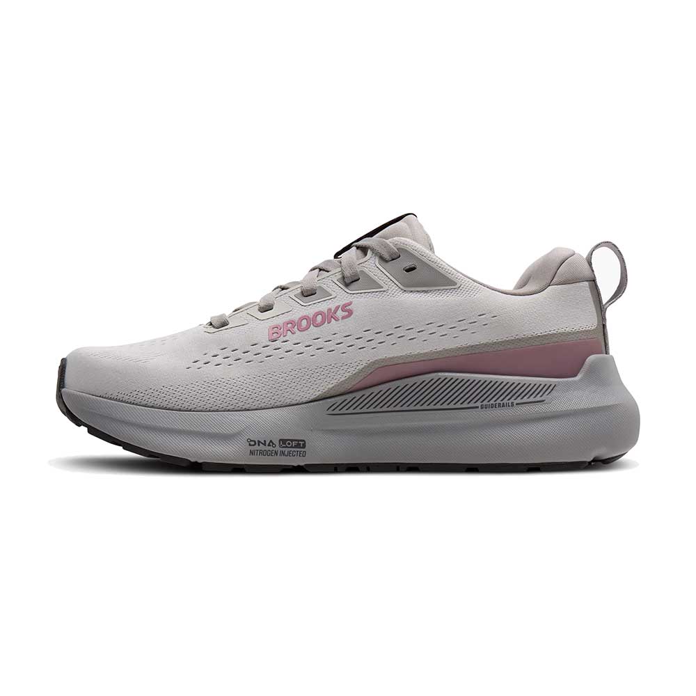 Women's Ariel GTS 26 Running Shoe - Oyster Mushroom/Alloy/Pink - Regular (B)