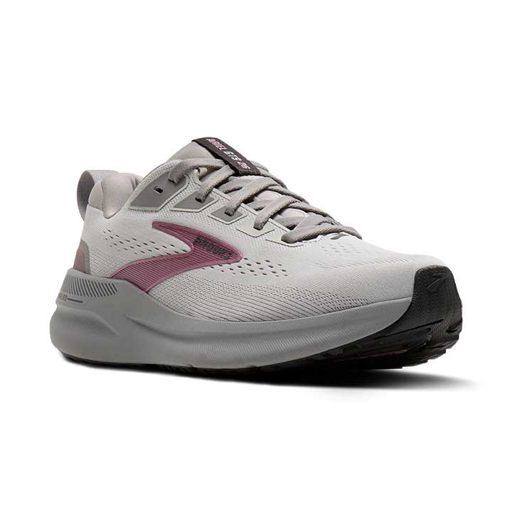 Women's Ariel GTS 26 Running Shoe - Oyster Mushroom/Alloy/Pink - Extra Wide (2E)