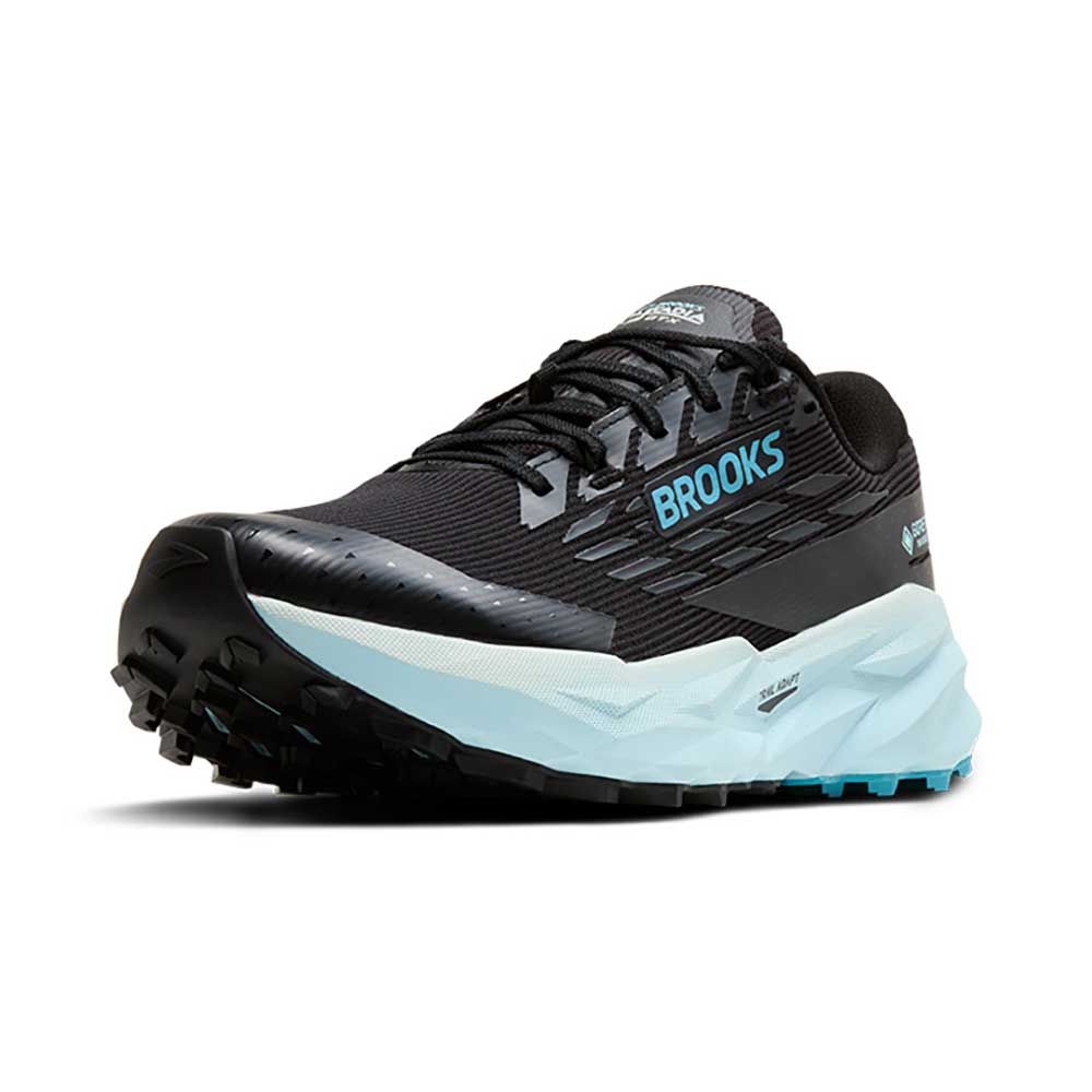 Women's Cascadia 19 GTX - Black/Ebony/Blue Flower - Regular (B)